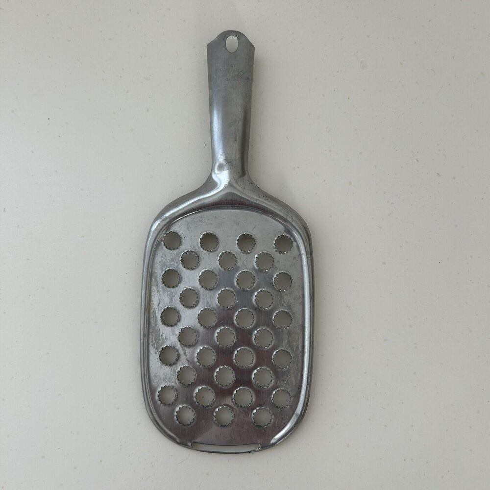 Vintage Nevco Stainless Steel Potato Grater Shredder 9” Made In Japan